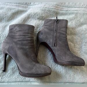 ZARA suede booties in grey size 39 (US 8.5)